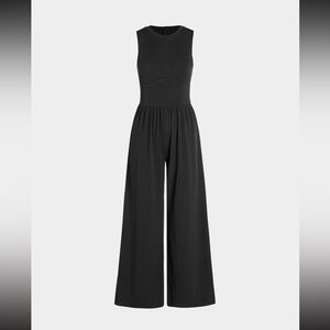 Cider Black Sleeveless Jumpsuit